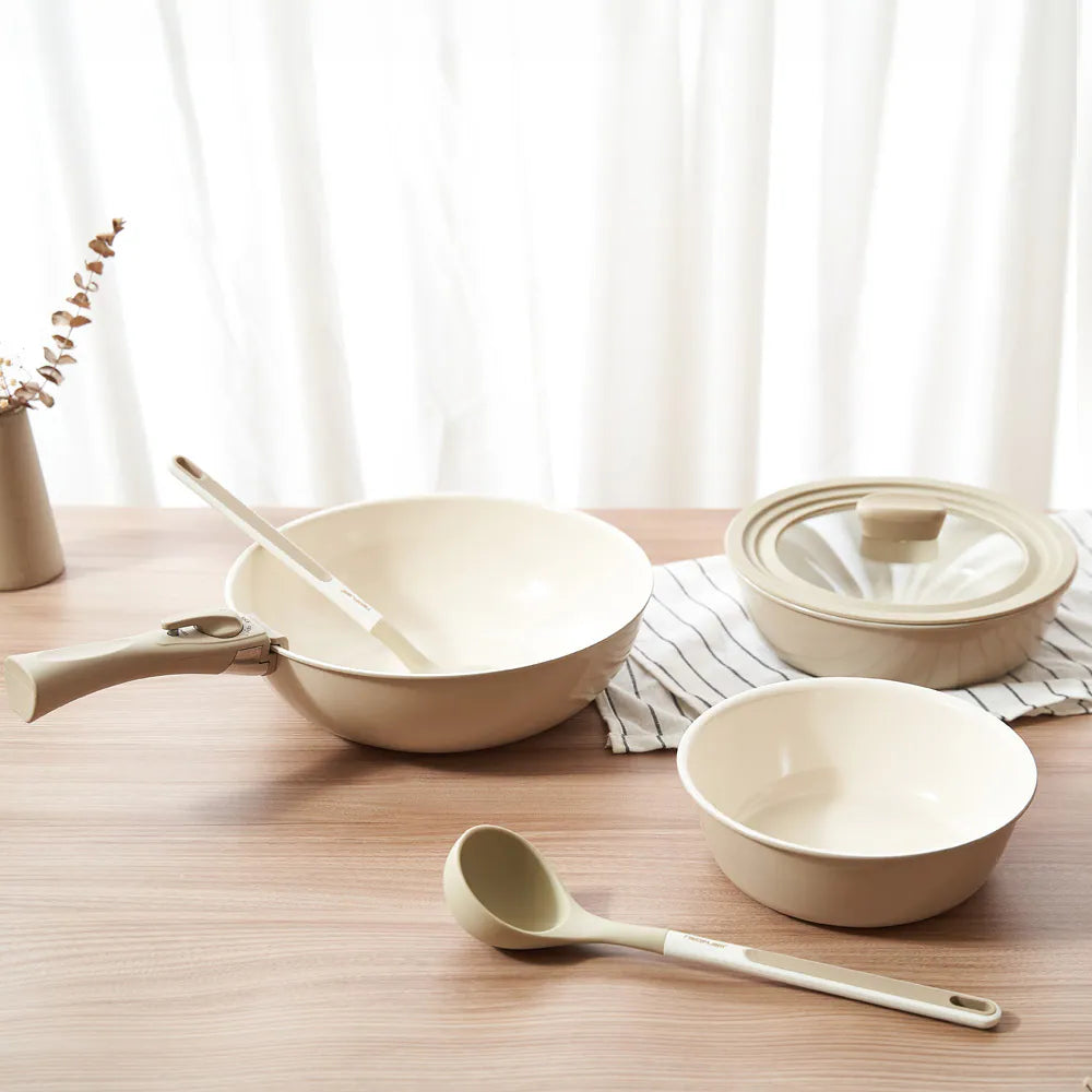 Midas Plus Chouchou 5-Piece Cookware Set - IH Compatible – Ema's Table