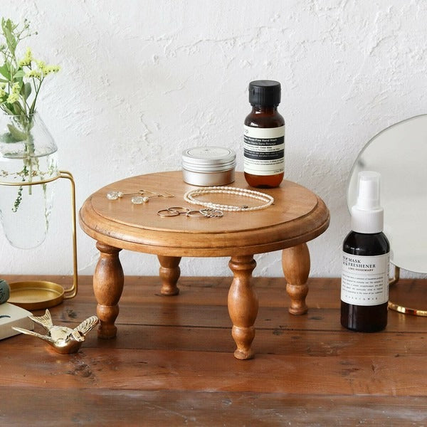 Wood Rounds Display Pine Wood Round Display Stand – Ema's Table