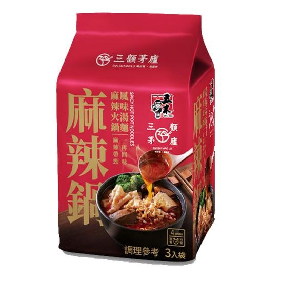 [三顧茅廬] 麻辣火鍋風味湯麵 3 入